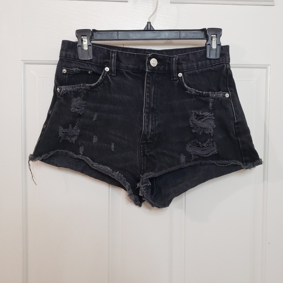 Zara size 2 black distressed - Picture 1 of 3